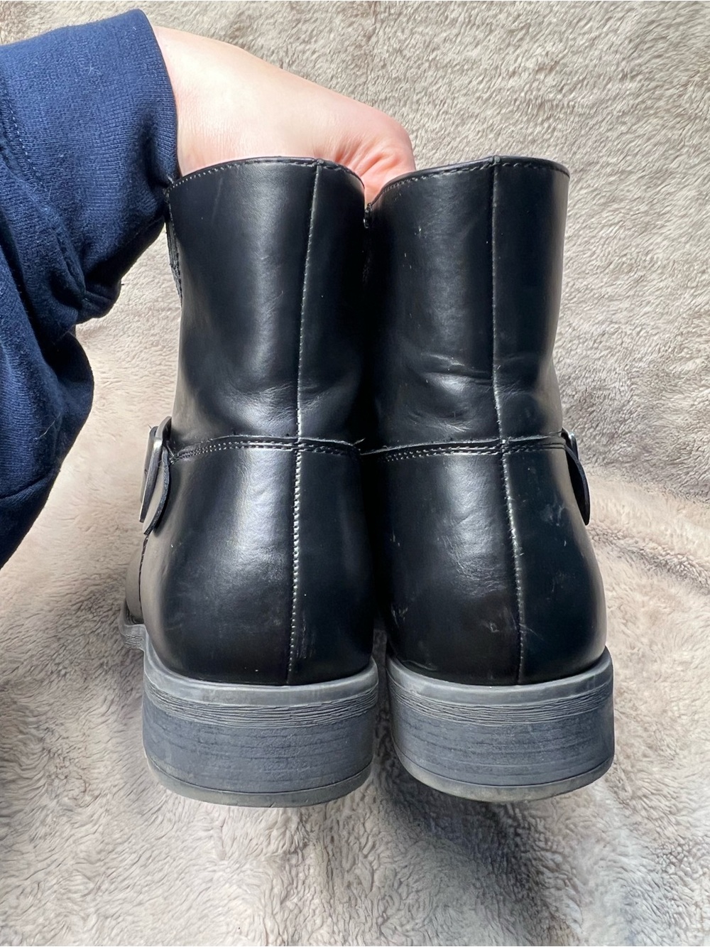 Frye and Co. "Cormac" motorcycle ankle boots womens 9.5 - Picture 8 of 8
